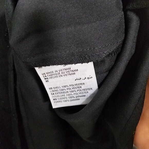 NWT Alfani Long Sleeve Top Blouse Deep Black Size 4X - Picture 6 of 6